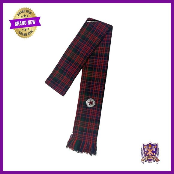 Tartan Sash Brooch Pin - Etsy Scottish Tartan Sash 90x10.5in Acrylic Fringe Brooch Pin